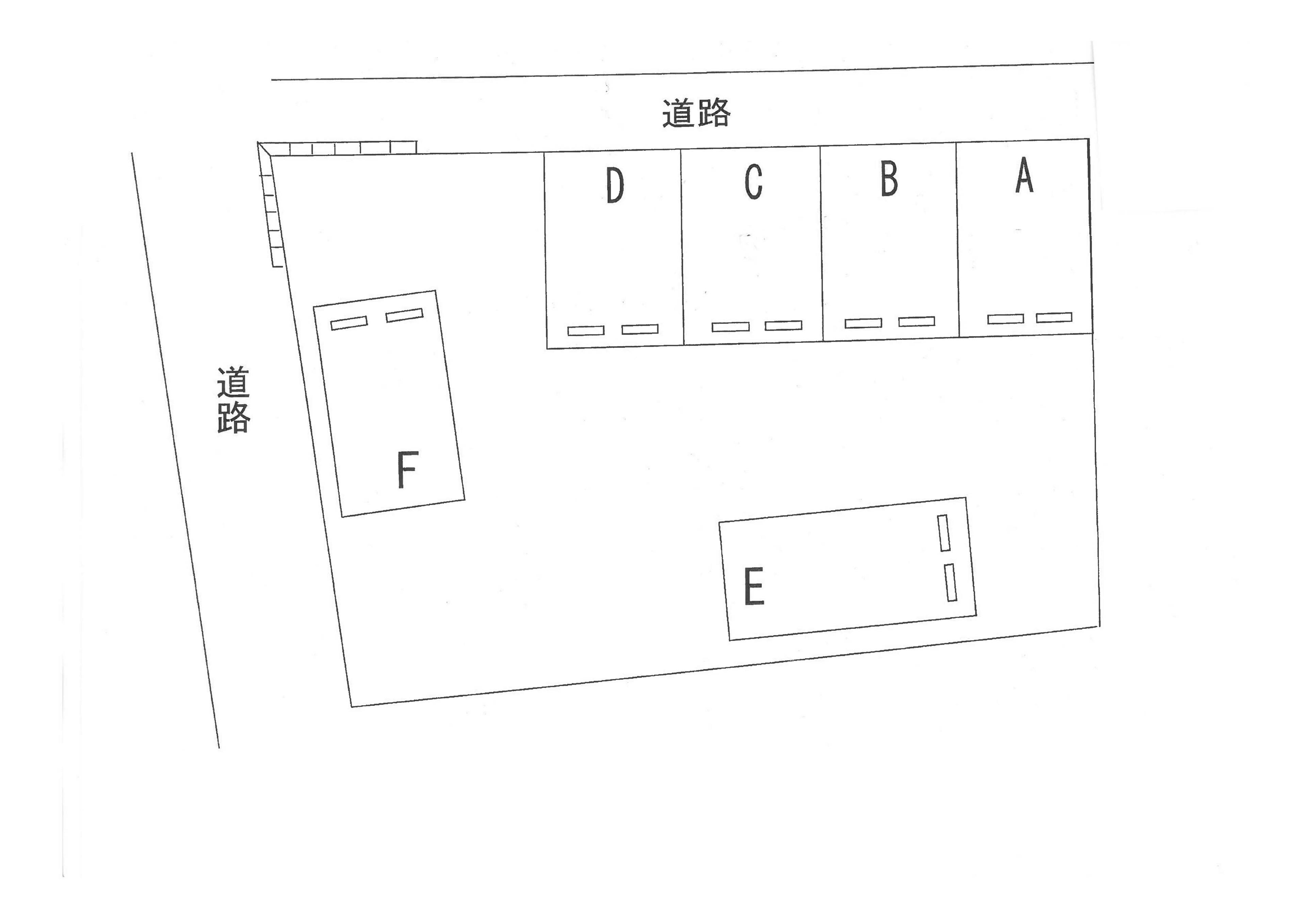 本村パーキングの駐車配置図