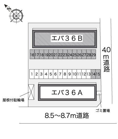 エバ３６Ｂ(22920)の駐車配置図