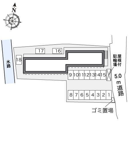パーシモンハイツ(29895)の駐車配置図