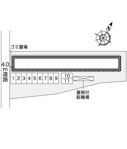 Ｇｏｏｄ　Ｊｏｂ(25734)の駐車配置図