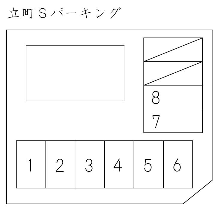 立町Ｓパーキングの駐車配置図