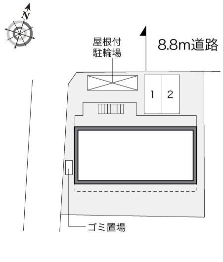 笹口(33599)の駐車配置図
