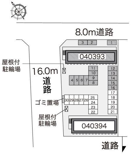 北斗　Ⅰ(40393)の駐車配置図