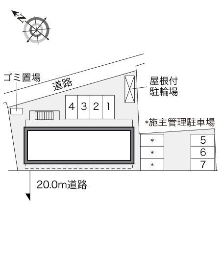 アメニティ(29605)の駐車配置図