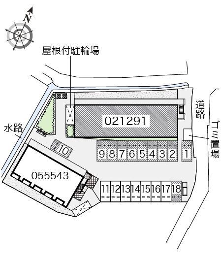 春(21291)の駐車配置図