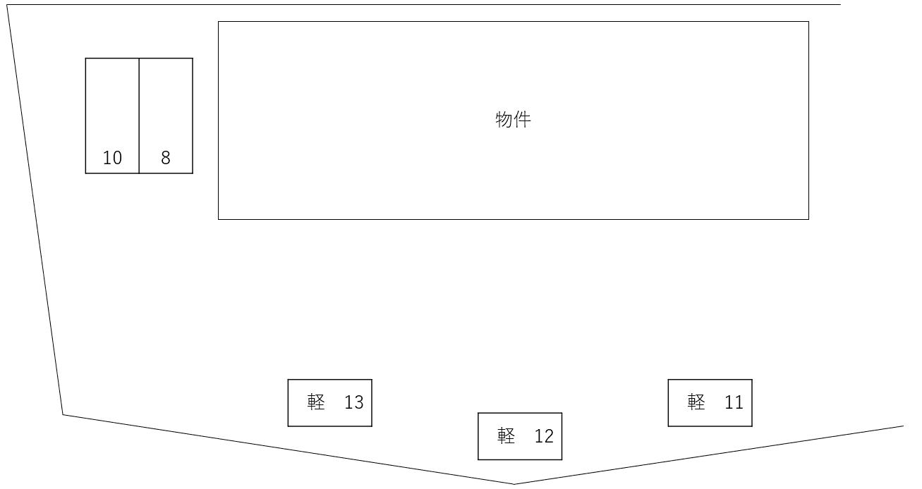 Ｇｅｎｔｒｙ　Ⅲ番館の駐車配置図