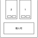 和パーキングの駐車場