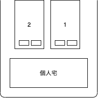 和パーキングの駐車配置図