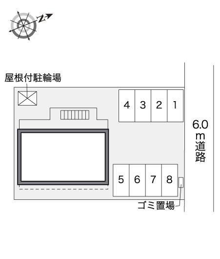 グレイスライフⅡ(32220)の駐車配置図