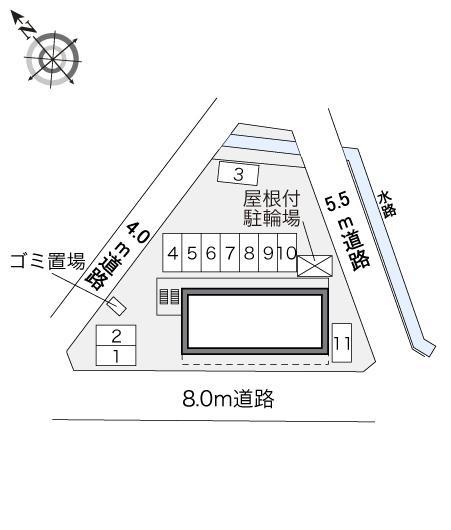 メルベーユ(34905)の駐車配置図