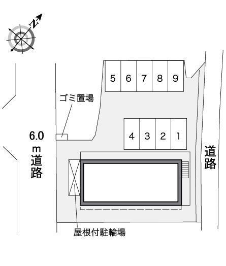 ヴァンベール(39490)の駐車配置図