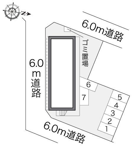 ゆりのき(17830)の駐車配置図