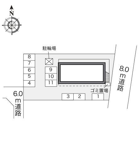 Ｎ＆Ｍ(23076)の駐車配置図