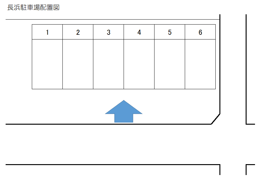 長浜駐車場の駐車配置図