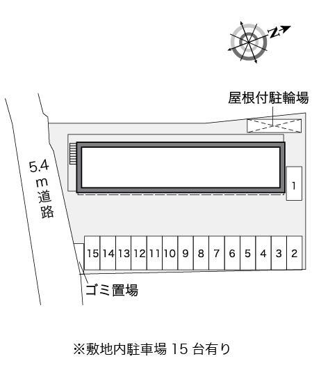 Ｍ　ヴィアージュ(37110)の駐車配置図