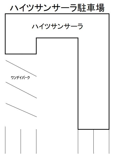 ハイツサンサーラの駐車配置図