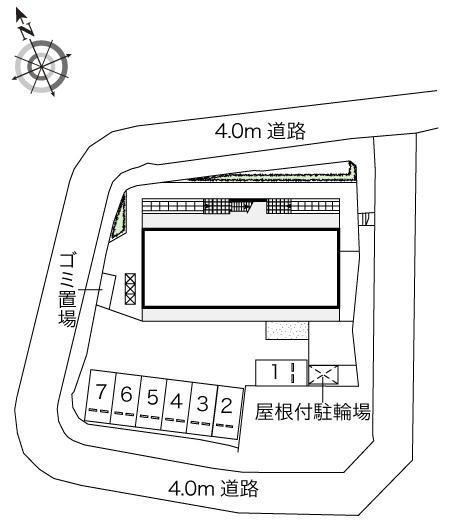Ｒｕｒｉｎａ(46805)の駐車配置図