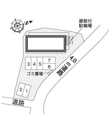 リズエール(39124)の駐車配置図