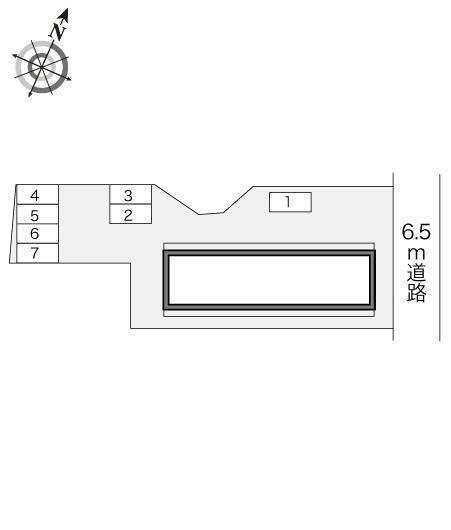 カメリア(22065)の駐車配置図