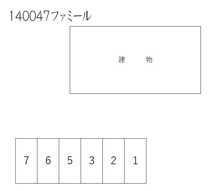 ファミールの駐車配置図