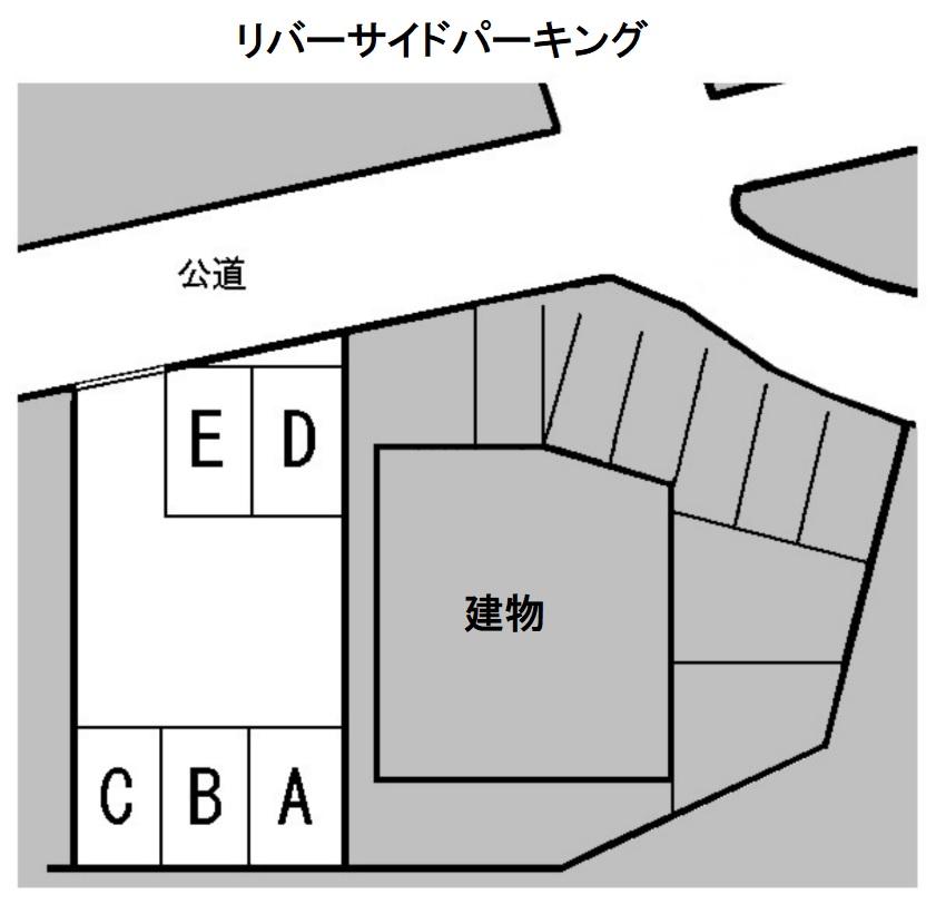 リバーサイドパーキングの駐車配置図
