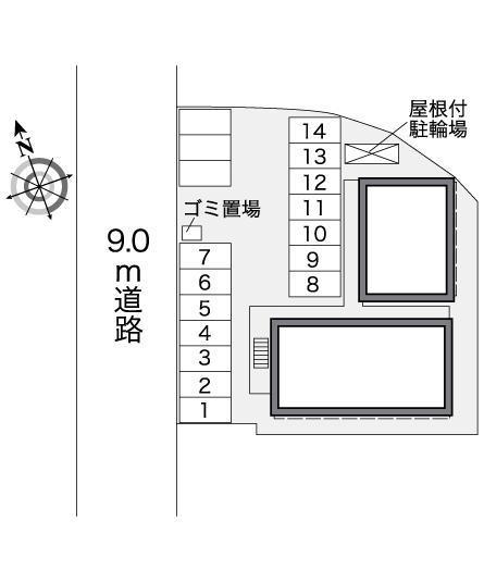 リアン(26512)の駐車配置図