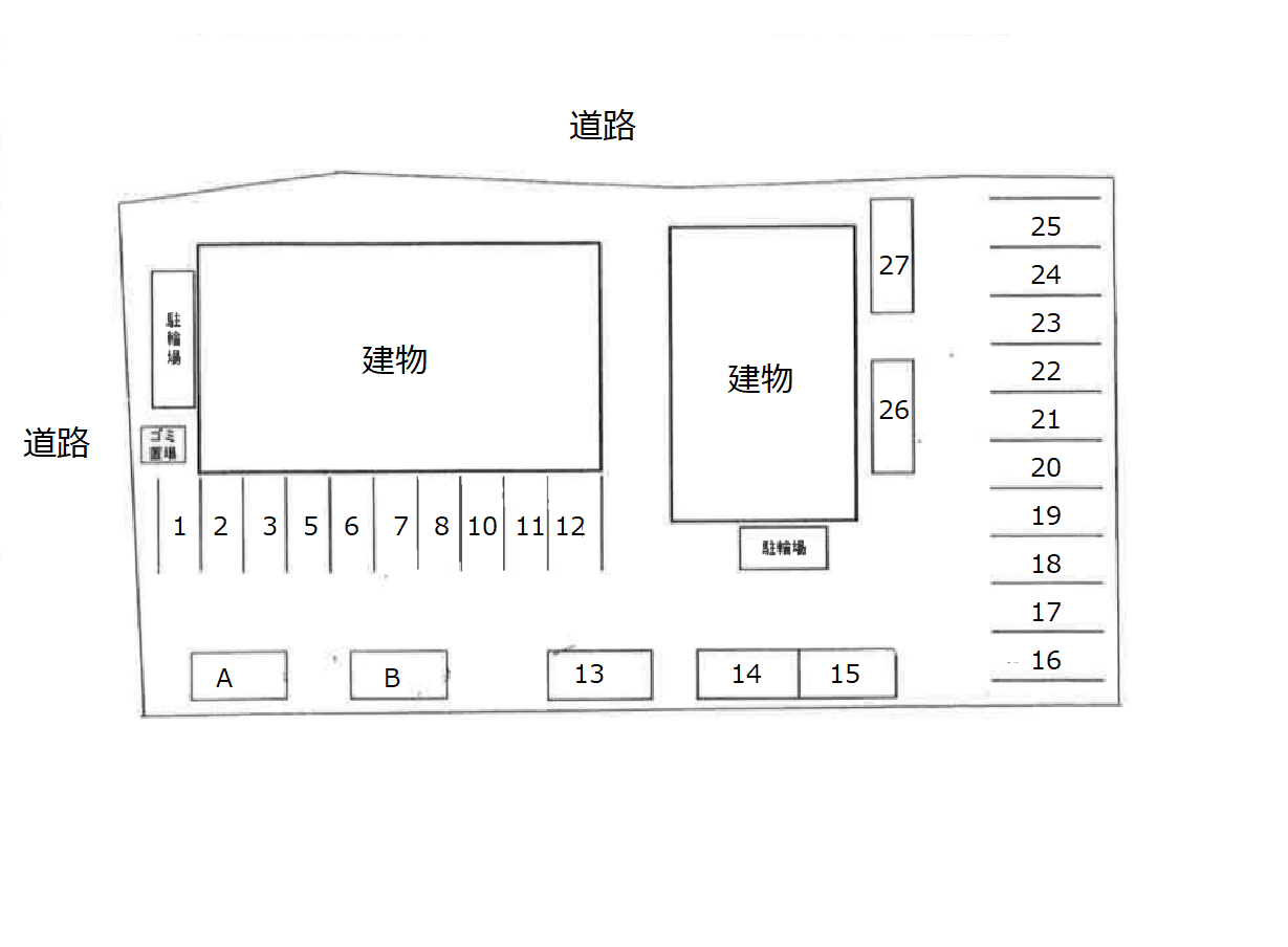 プルミエールの駐車配置図