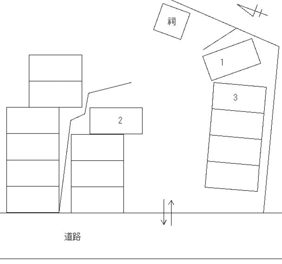 FKチケパ和泉府中町第１の駐車配置図