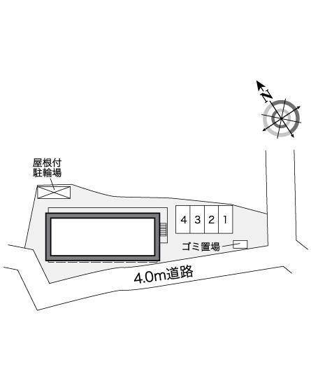 ディアコート(25487)の駐車配置図