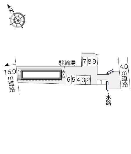 フォンテーヌ(23400)の駐車配置図