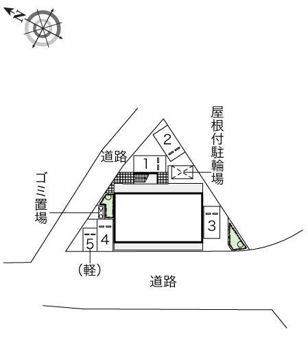スマイルハウスＫ＆Ｋ(45937)の駐車配置図