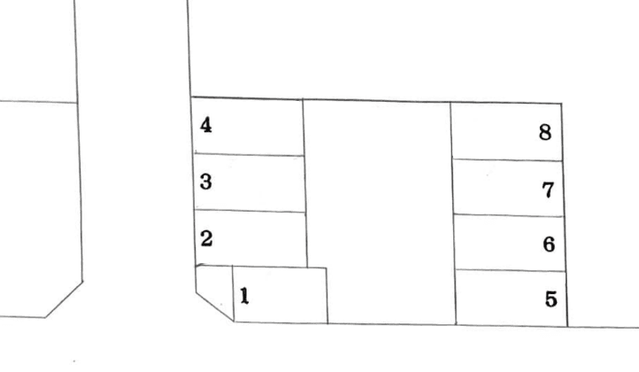 スマイルパーク夫見添33-3の駐車配置図