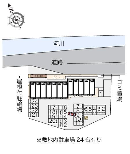 アイランド(34451)の駐車配置図