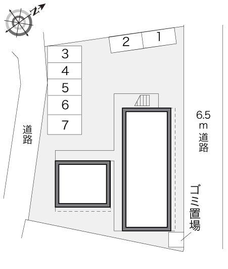 Ｋ－ウッズ(18337)の駐車配置図
