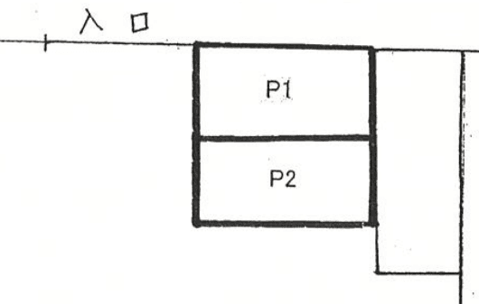 ハローコンテナ野火止Ｐの駐車配置図
