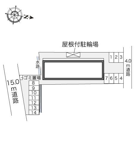 八戸(23812)　敷地外駐車場の駐車配置図
