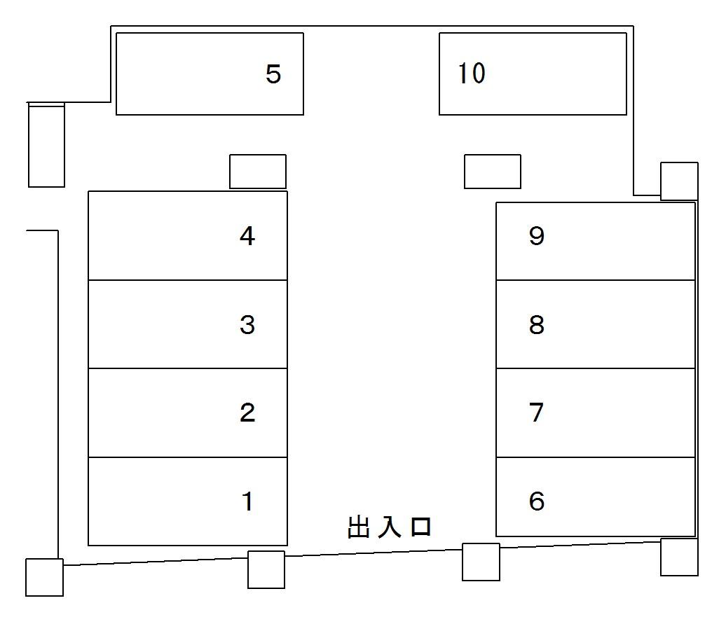 パーキング 3番館の駐車配置図