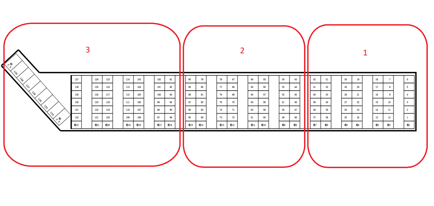 将監第二_Ａ地区-3の駐車配置図