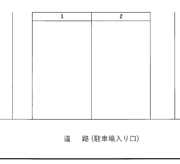 河野駐車場の駐車配置図