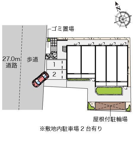 クレイノ大物(56863)の駐車配置図