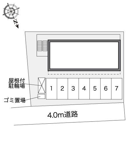 ビスタヒガワ(30989)の駐車配置図
