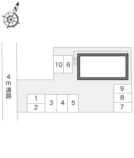 ラ・プランタン(10501)の駐車配置図
