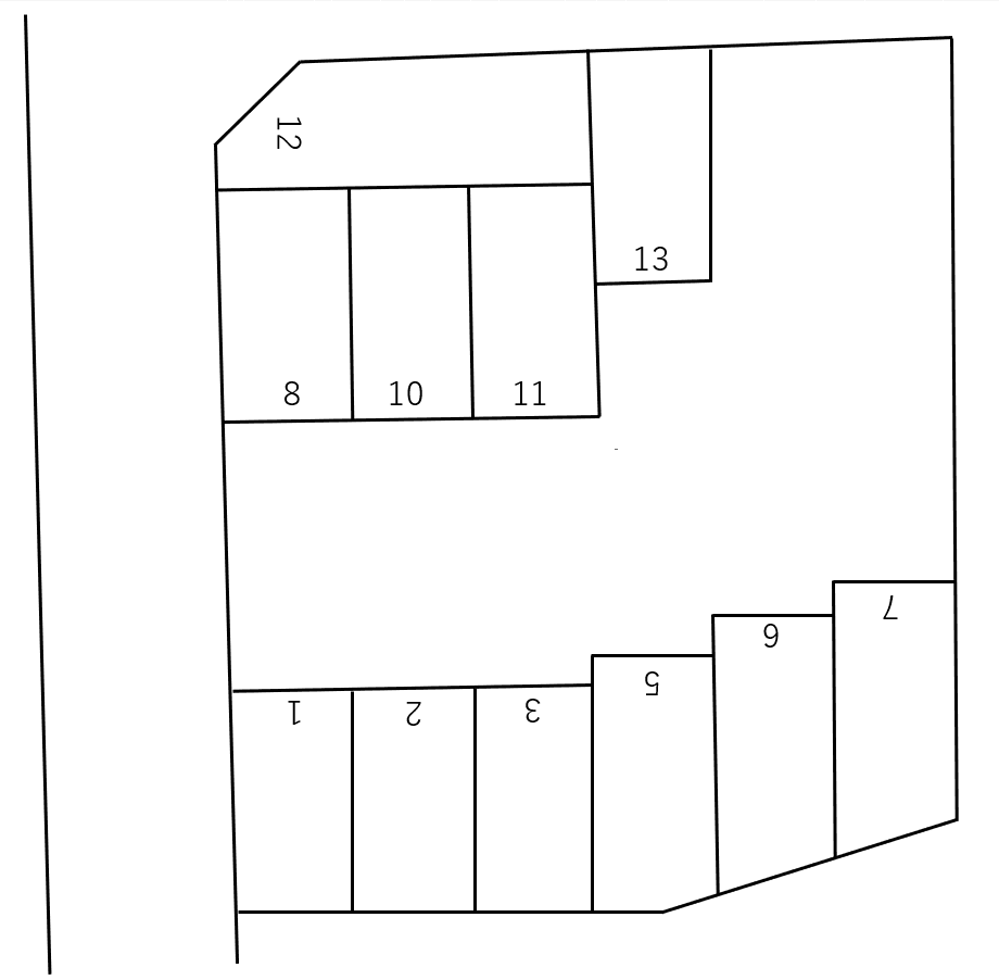 Y＆Y Parkの駐車配置図