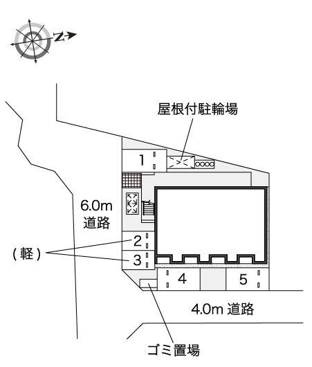ポレポレⅡ(52961)の駐車配置図