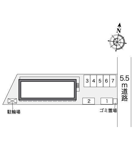 月のうさぎ(26291)の駐車配置図