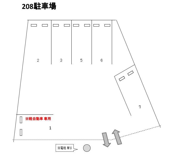 J-208の駐車配置図
