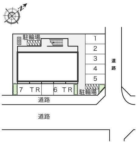 播磨Ⅱ(16177)の駐車配置図