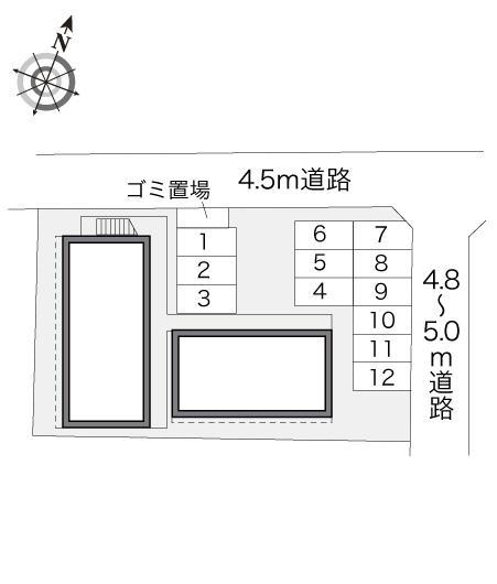 Ｍ．Ｉ(18558)の駐車配置図