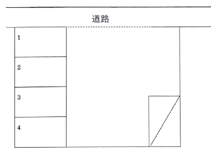 鴨江３丁目　小林Pの駐車配置図