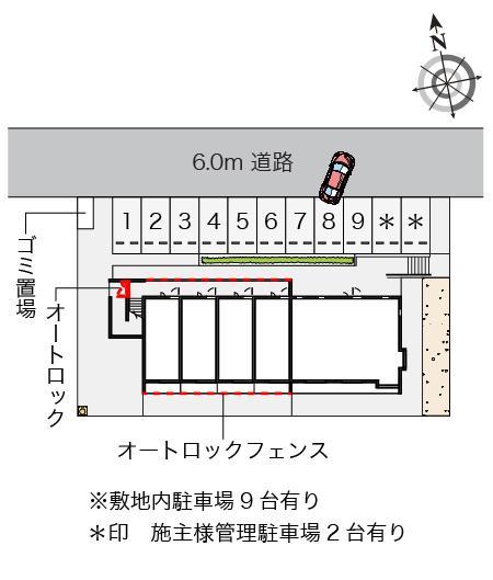 うむさの森(54127)の駐車配置図